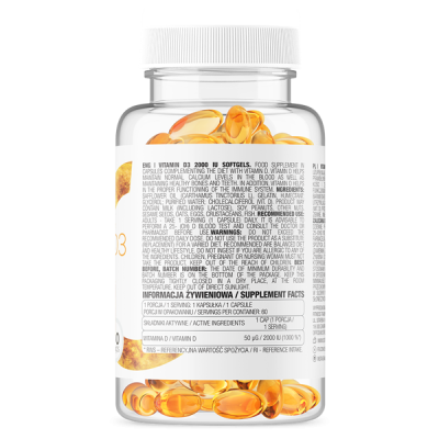 OstroVit Vitamin D3 2000 IU 60 caps