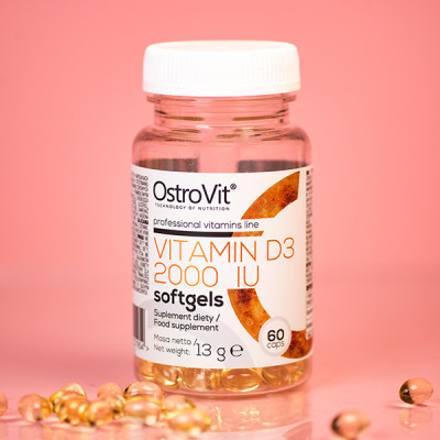 OstroVit Vitamin D3 2000 IU 60 caps